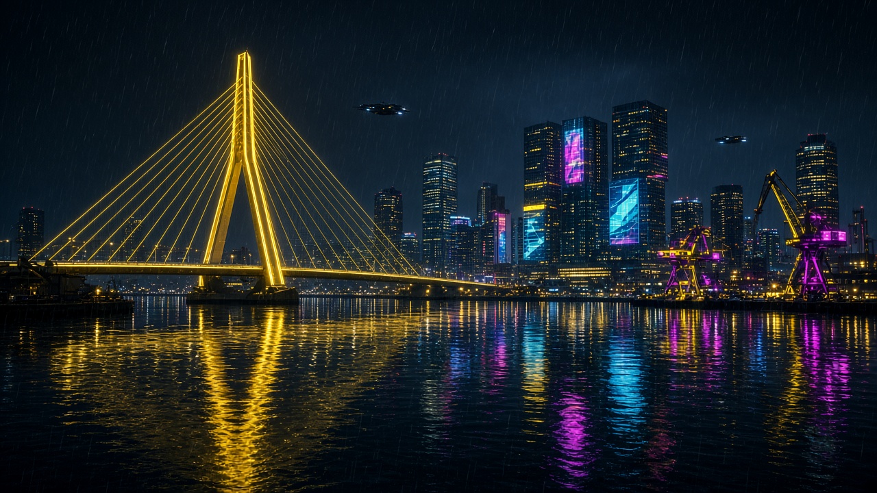 Rotterdam en Erasmusbrug